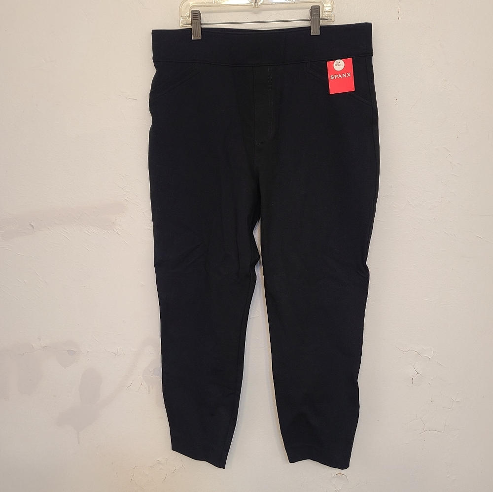 SPANX The Perfect Pant Back Seam Skinny Ankle Pants